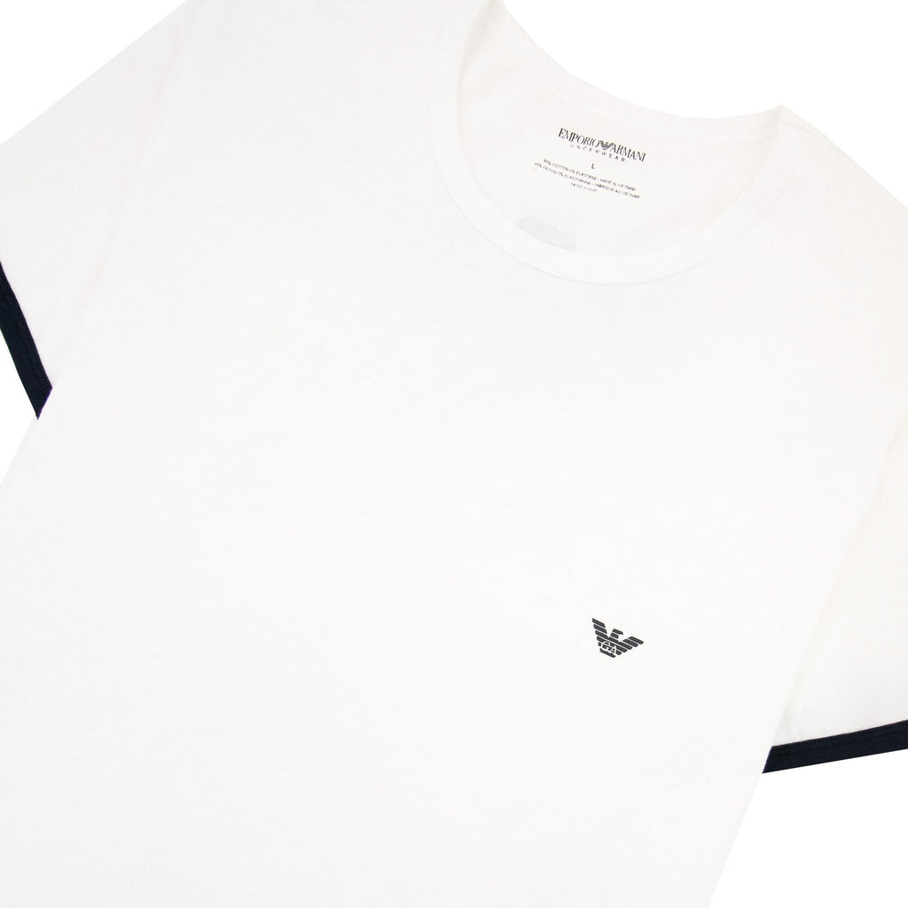 Emporio Armani Camo Eagle Ea Tee White