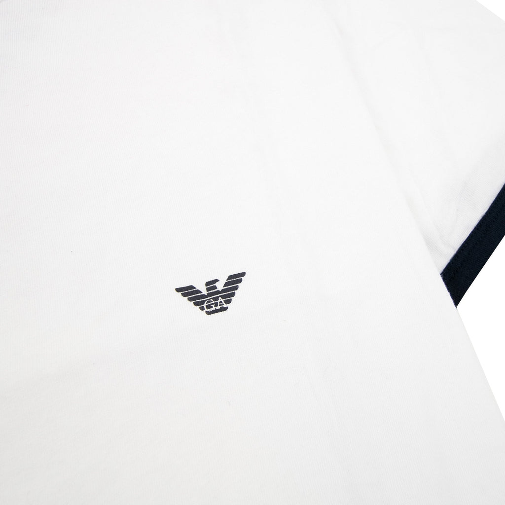 Emporio Armani Camo Eagle Ea Tee White