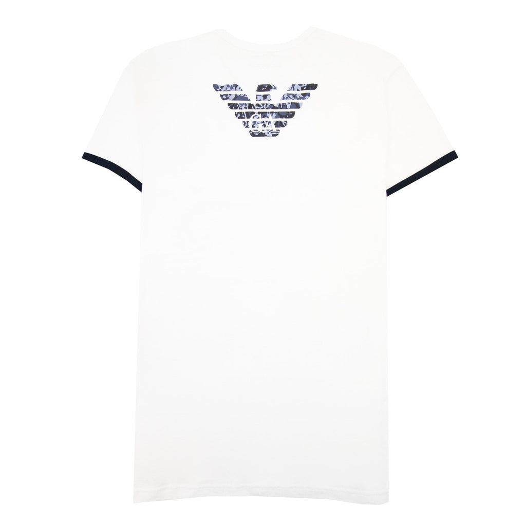 Emporio Armani Camo Eagle Ea Tee White