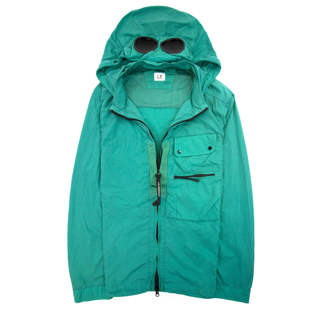 Cp Company Chrome-r Goggle Overshirt Frosty Green 673