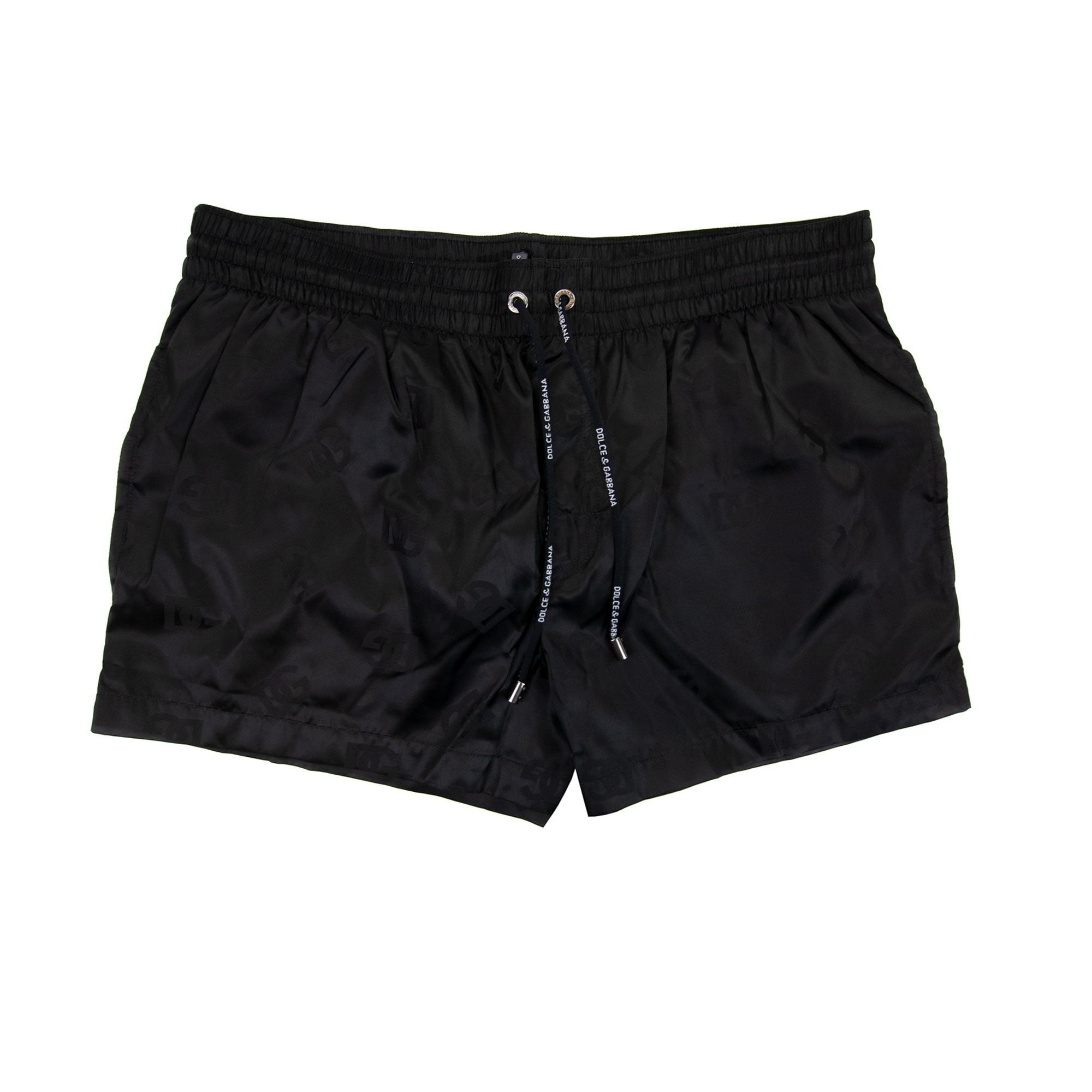 Dolce & Gabbana Dg Monogram Swim Trunks Black N0000