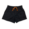 Fendi Hidras Logo Nylon Swim Short Black/papaya