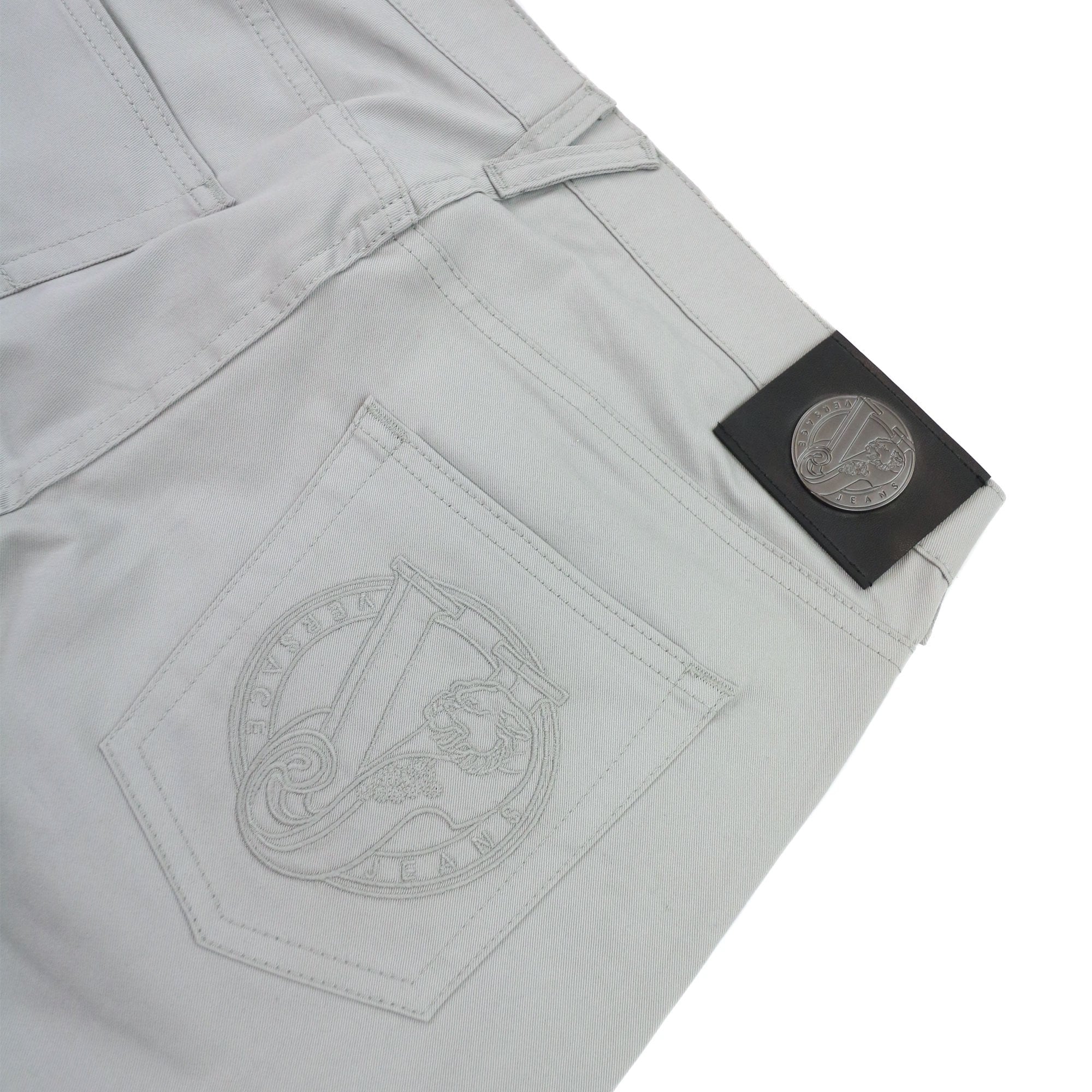 Versace Jeans Round Tiger Slim Fit Jeans Grey