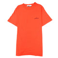 Stone Island Junior 21054 Logo T Shirt Coral V0036