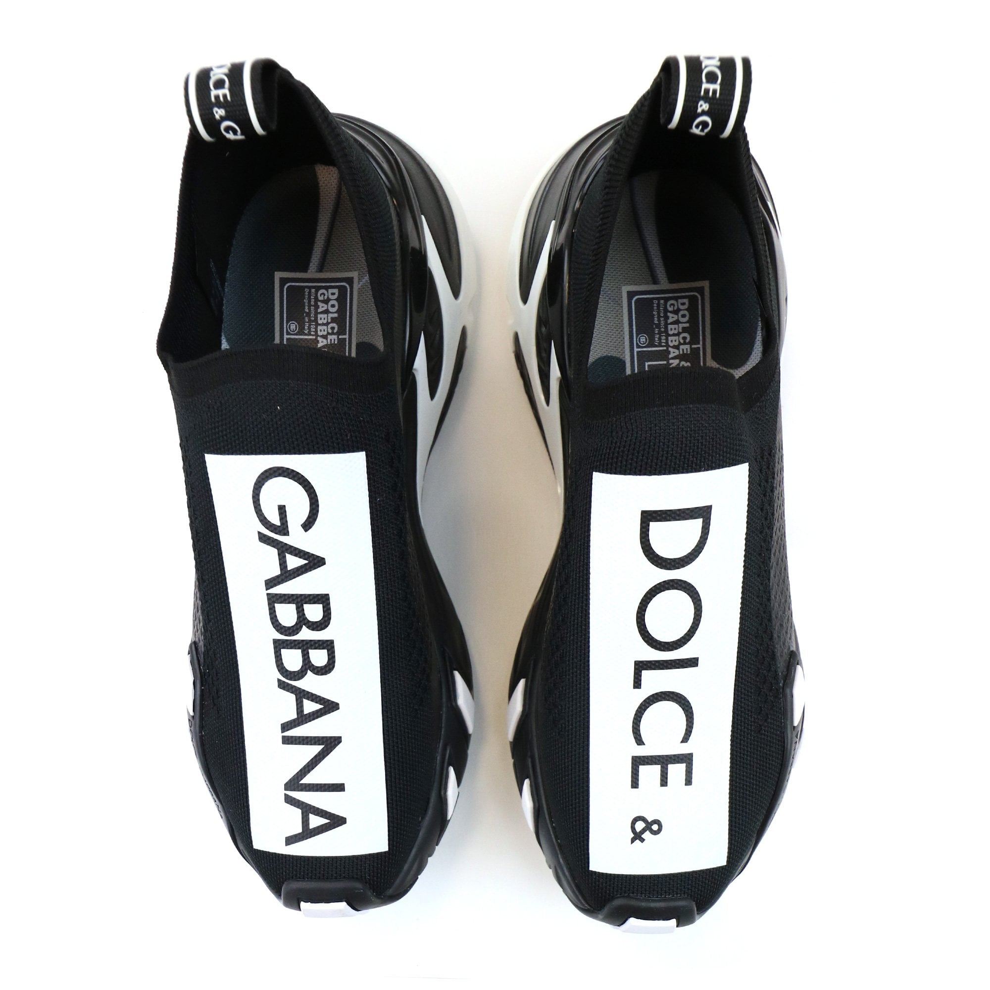 Dolce & Gabbana Stretch Mesh Fast Sneakers Nero/nero