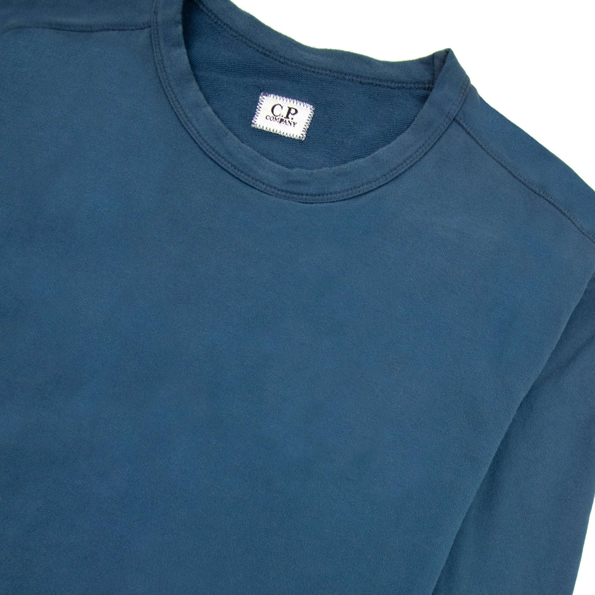 Cp Company Light Weight Classic Crewneck Sweatshirt Turquoise