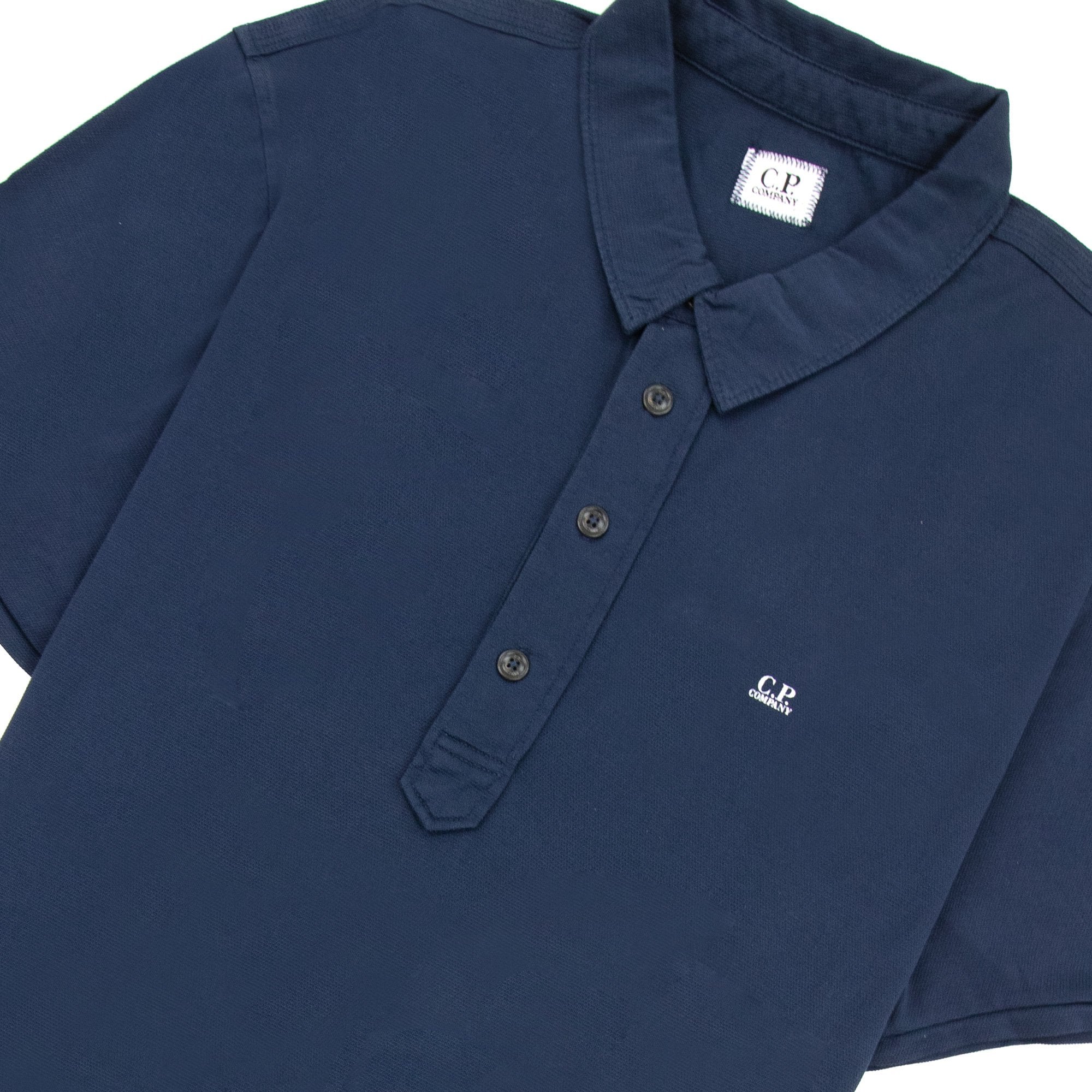 Cp Company Mako Cotton Polo Navy 888