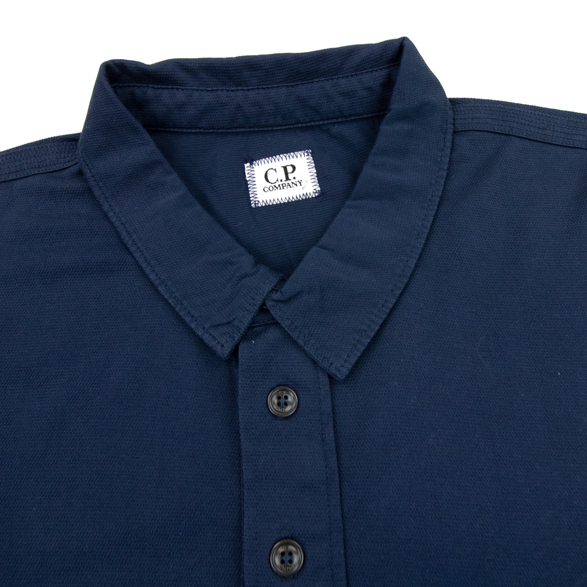 Cp Company Mako Cotton Polo Navy 888