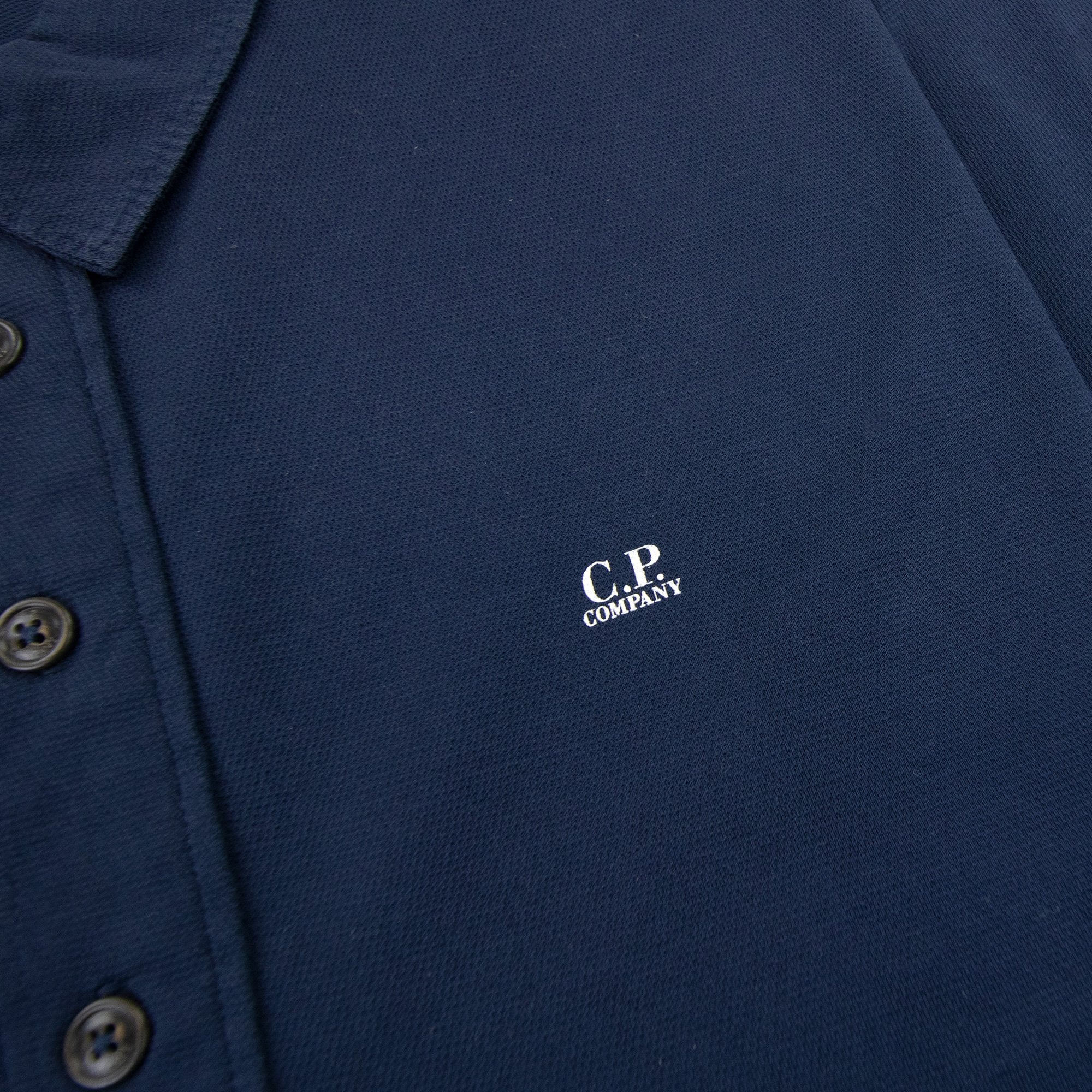 Cp Company Mako Cotton Polo Navy 888