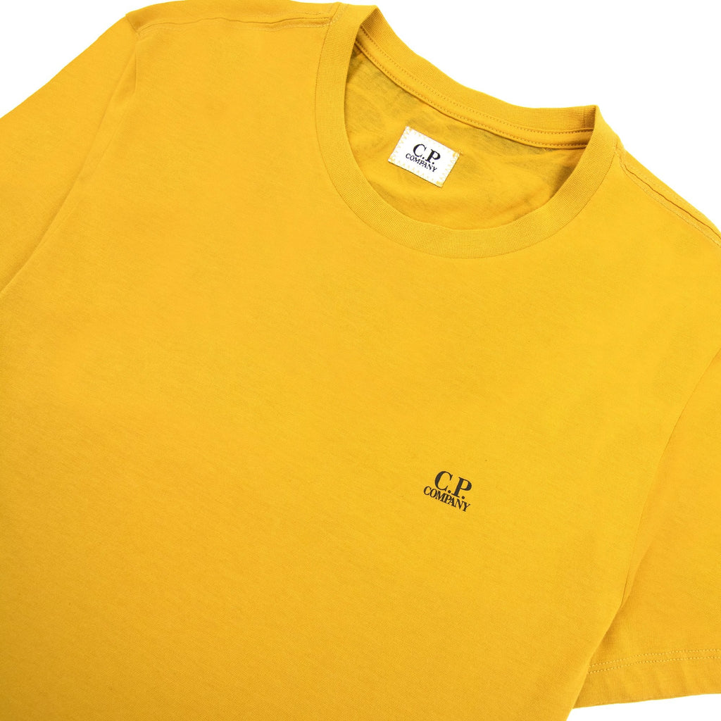 Cp Company Reverse Google Print T-shirt Gold Yellow