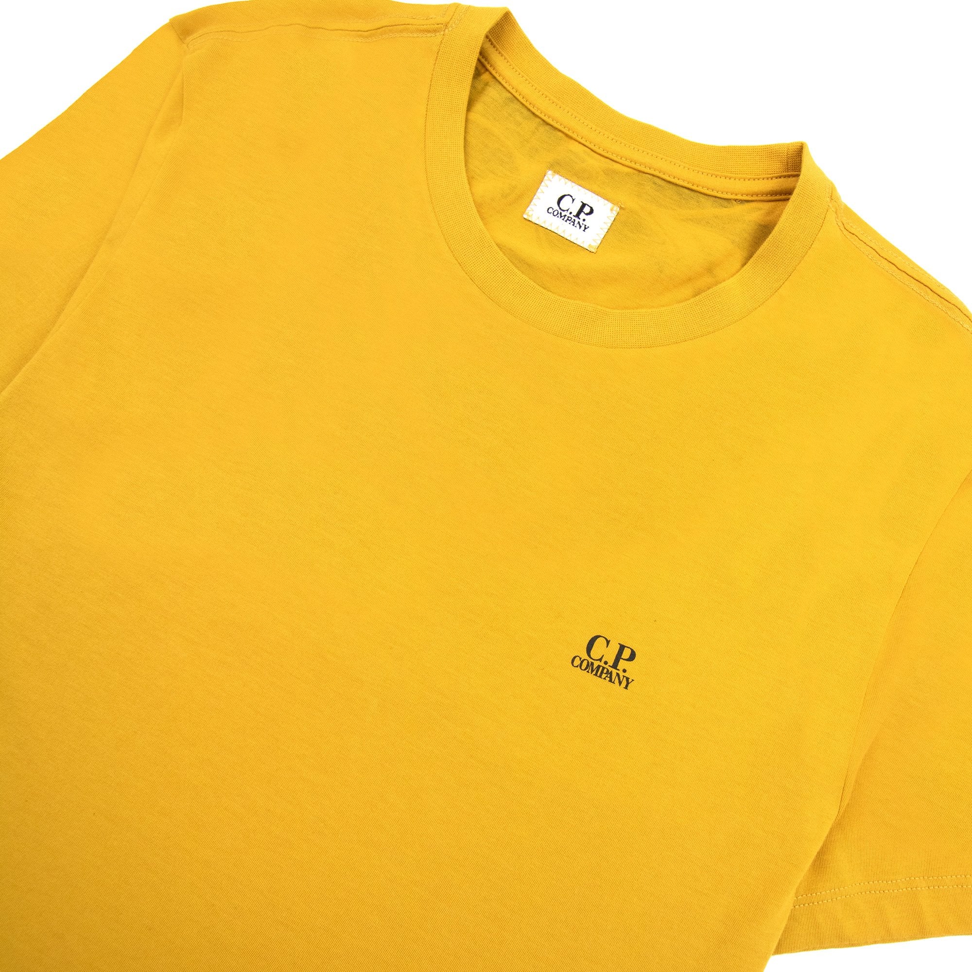 Cp Company Reverse Google Print T-shirt Gold Yellow