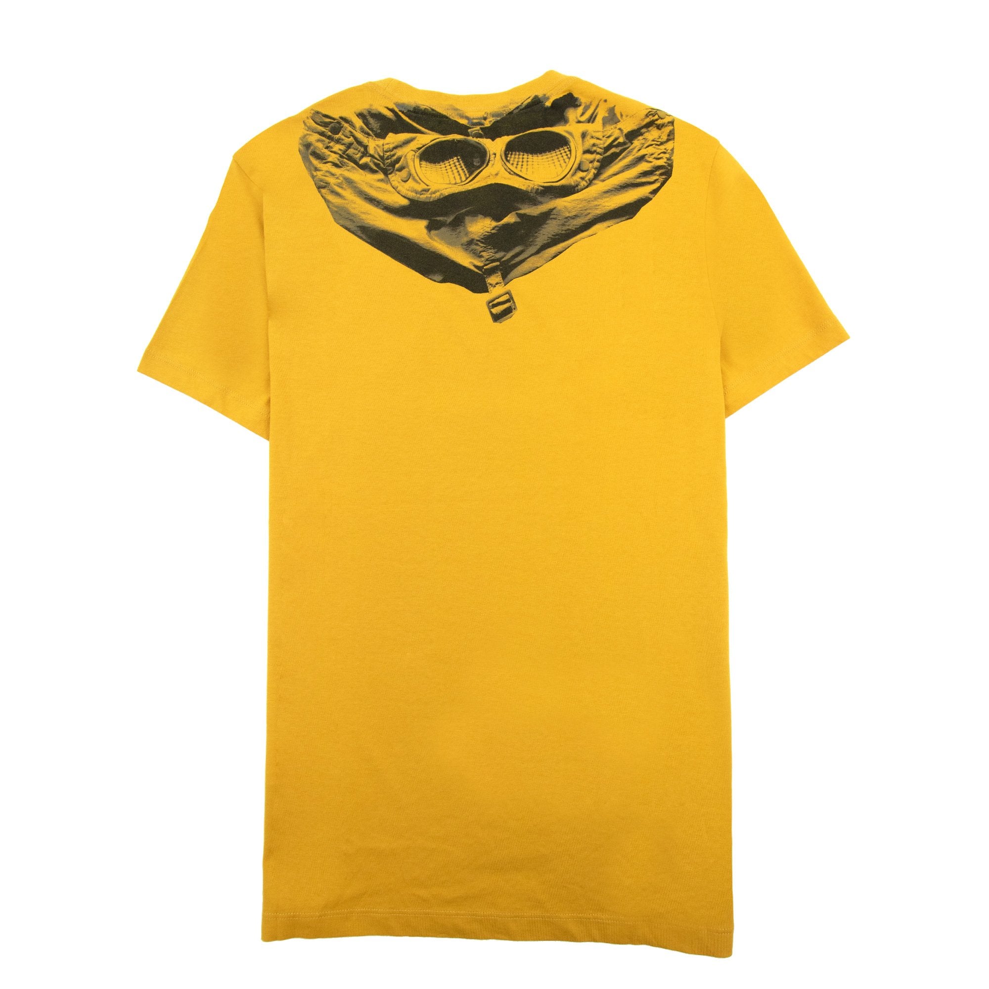 Cp Company Reverse Google Print T-shirt Gold Yellow