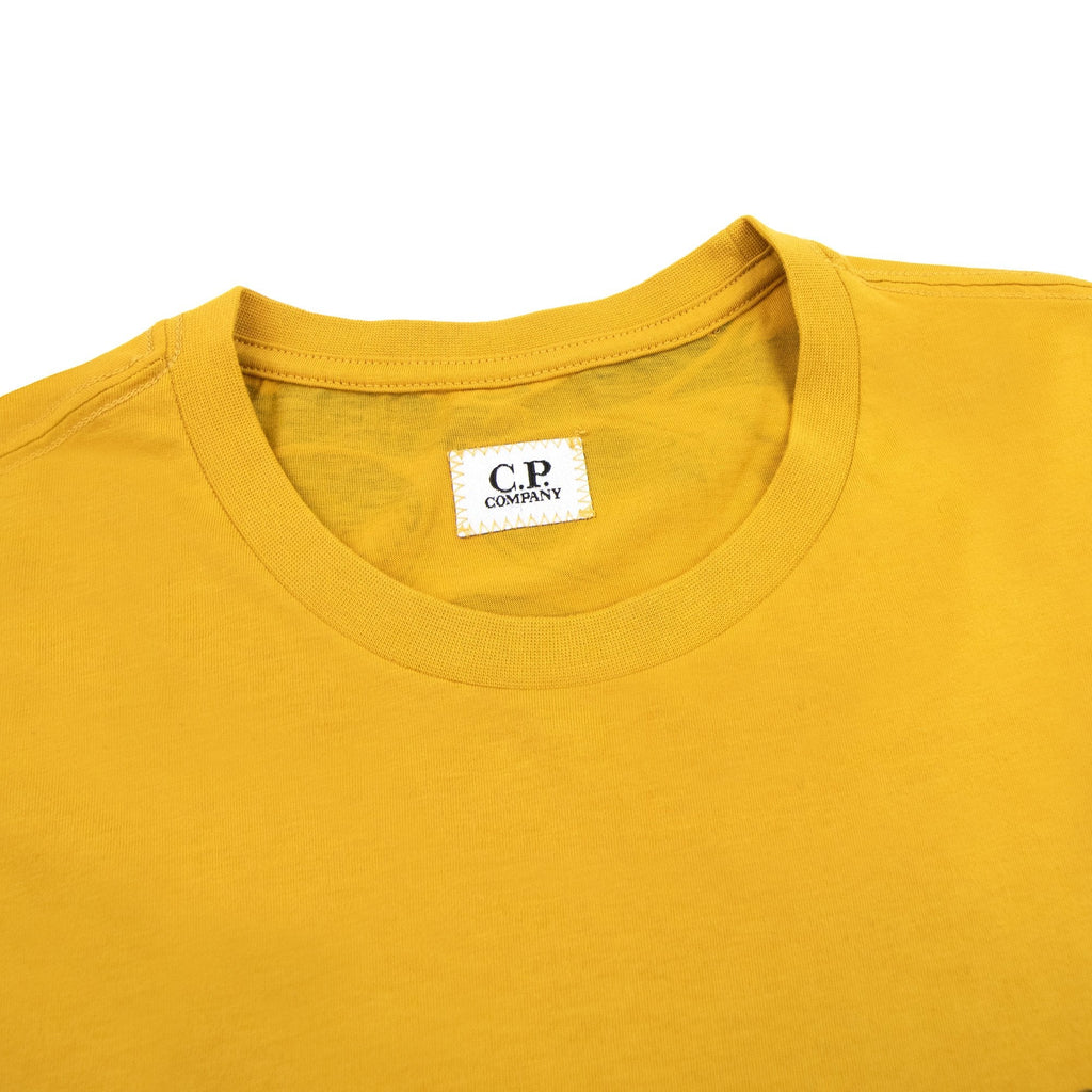 Cp Company Reverse Google Print T-shirt Gold Yellow