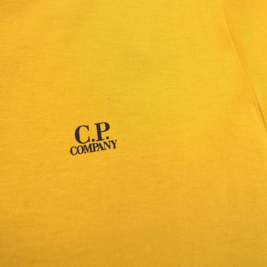Cp Company Reverse Google Print T-shirt Gold Yellow