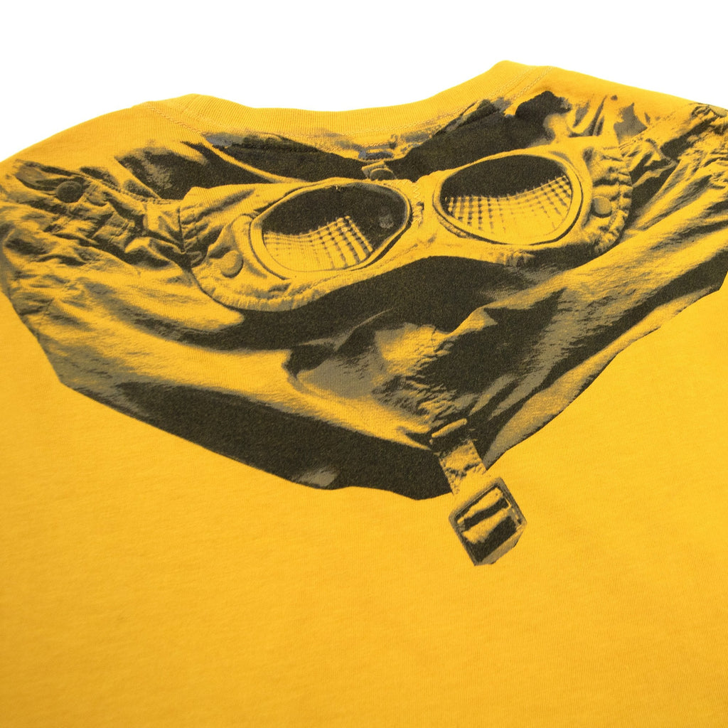 Cp Company Reverse Google Print T-shirt Gold Yellow