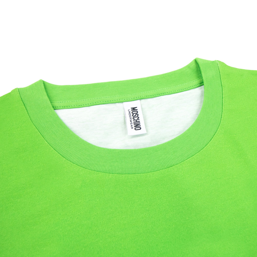Moschino Underwear Logo Tape Lounge T Shirt Green/yellow