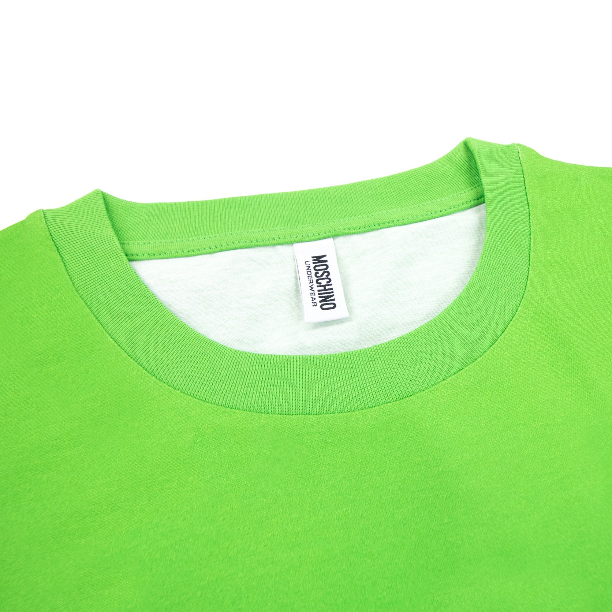 Moschino Underwear Logo Tape Lounge T Shirt Green/yellow