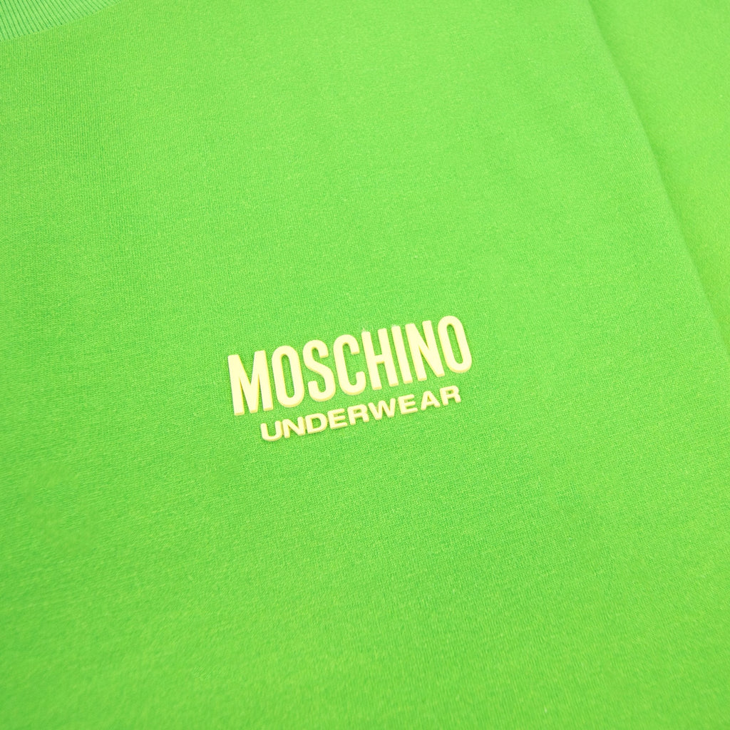 Moschino Underwear Logo Tape Lounge T Shirt Green/yellow