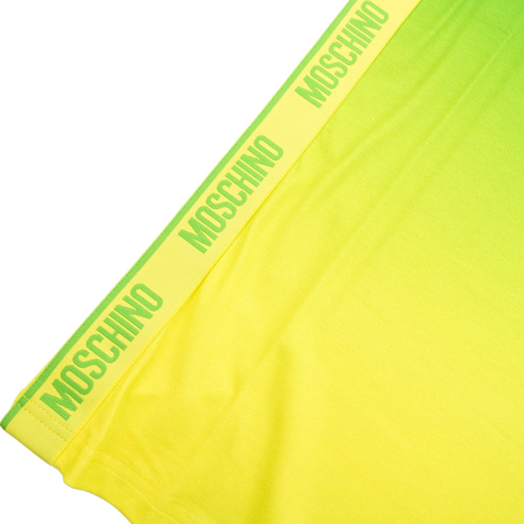 Moschino Underwear Logo Tape Lounge T Shirt Green/yellow