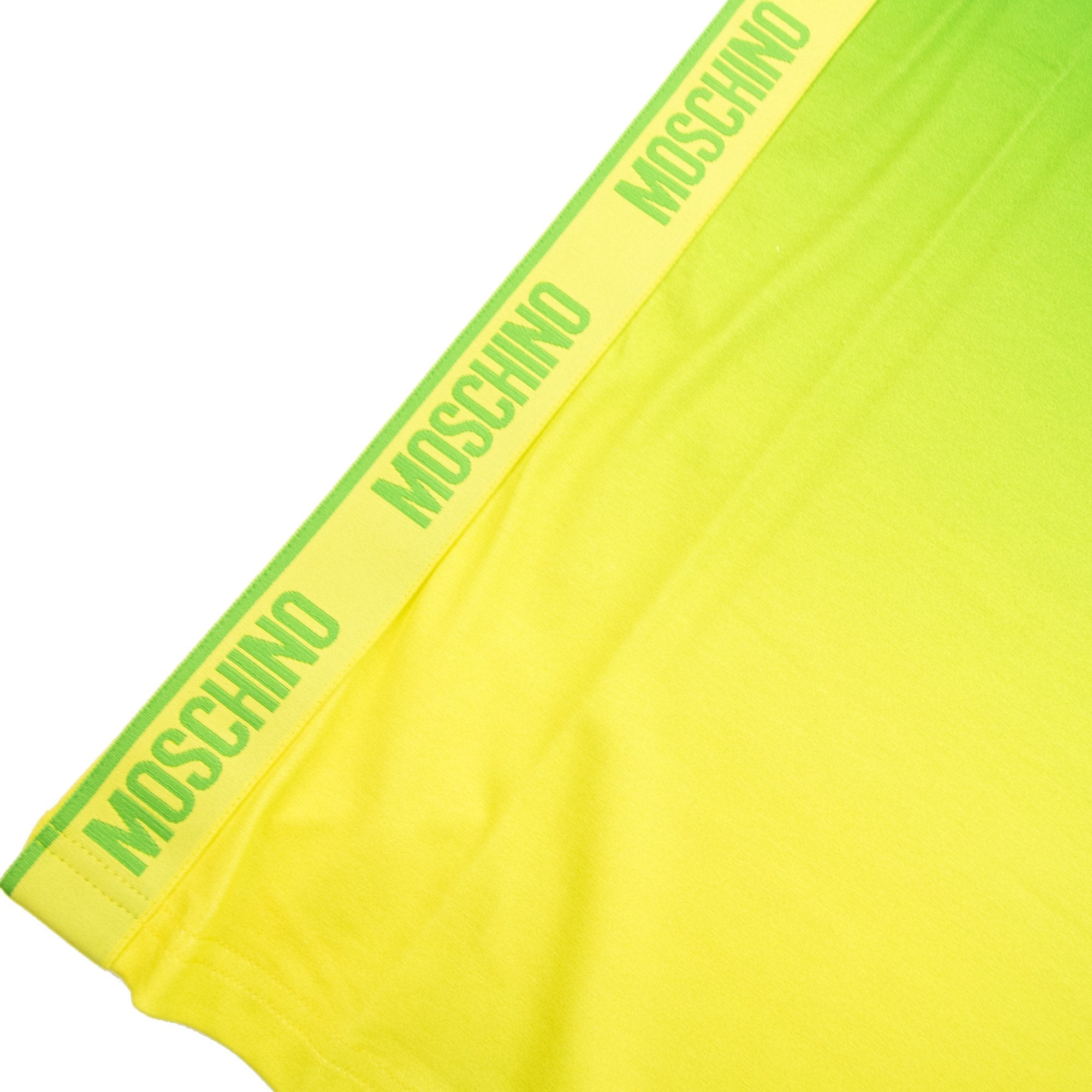 Moschino Underwear Logo Tape Lounge T Shirt Green/yellow