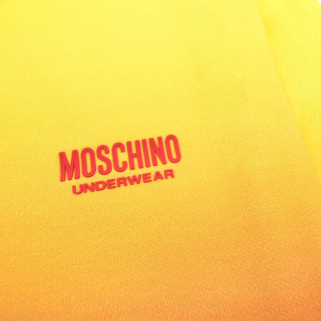 Moschino Underwear Pocket Tape Logo Sweatshirt Yellow/red