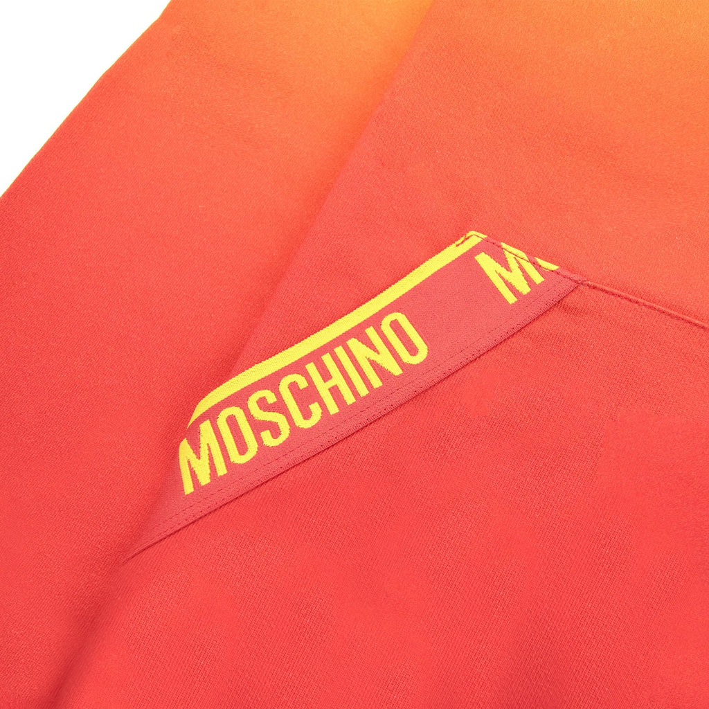 Moschino Underwear Pocket Tape Logo Sweatshirt Yellow/red