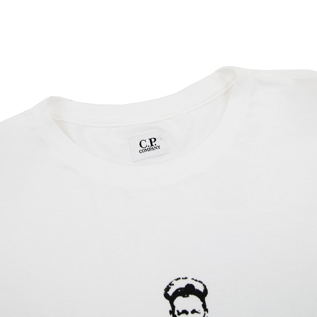 Cp Company 30 Worker Logo T Shirt White 100