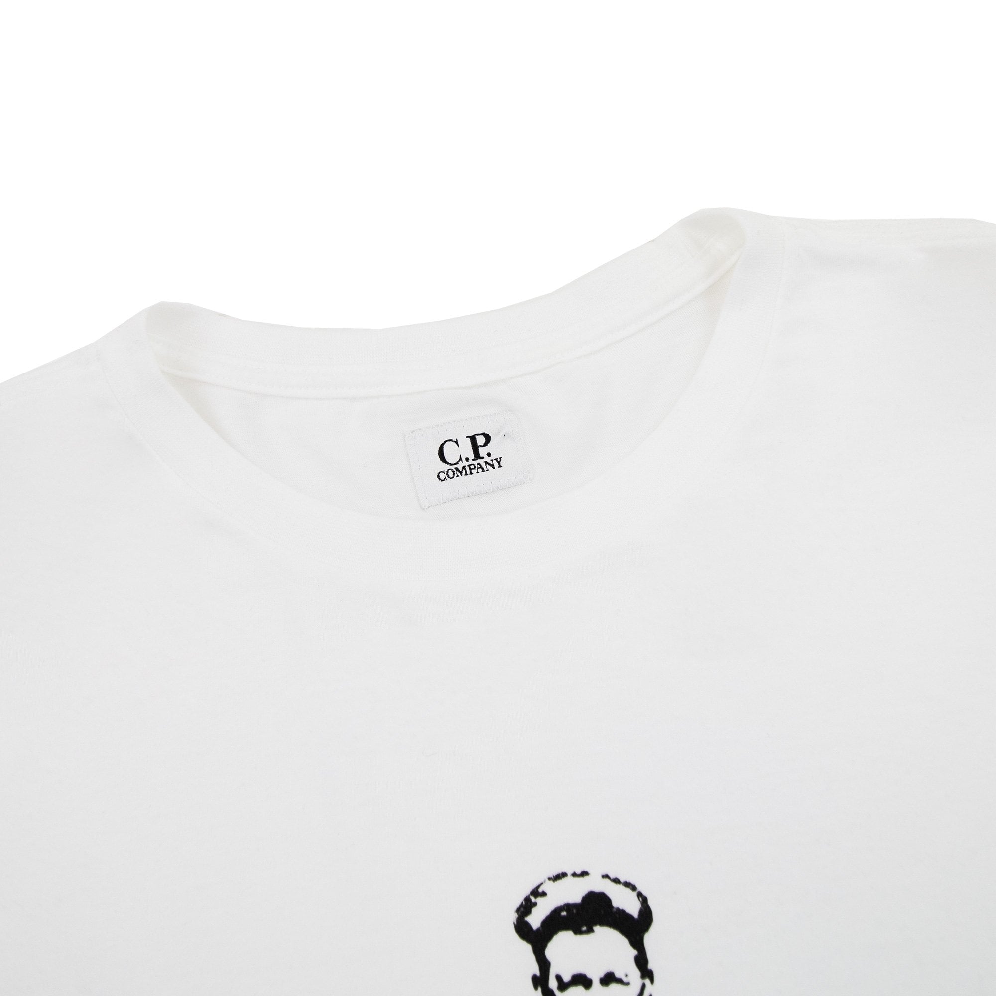 Cp Company 30 Worker Logo T Shirt White 100