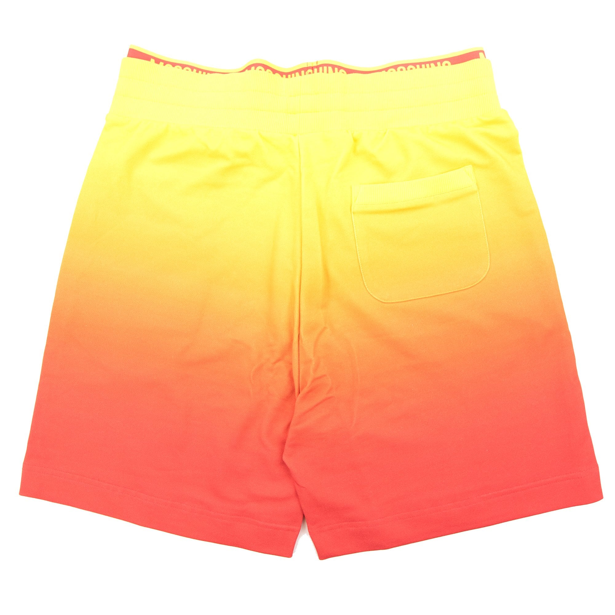 Moschino Underwear Waist Band Logo Bermuda Shorts Yellow/red
