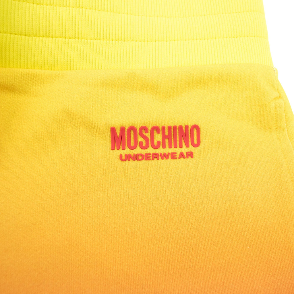 Moschino Underwear Waist Band Logo Bermuda Shorts Yellow/red