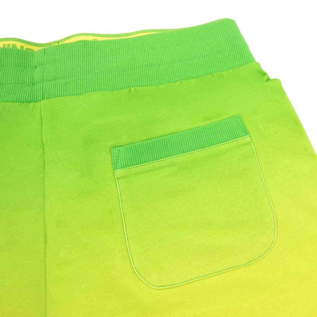 Moschino Underwear Waist Band Logo Bermuda Shorts Green/yellow