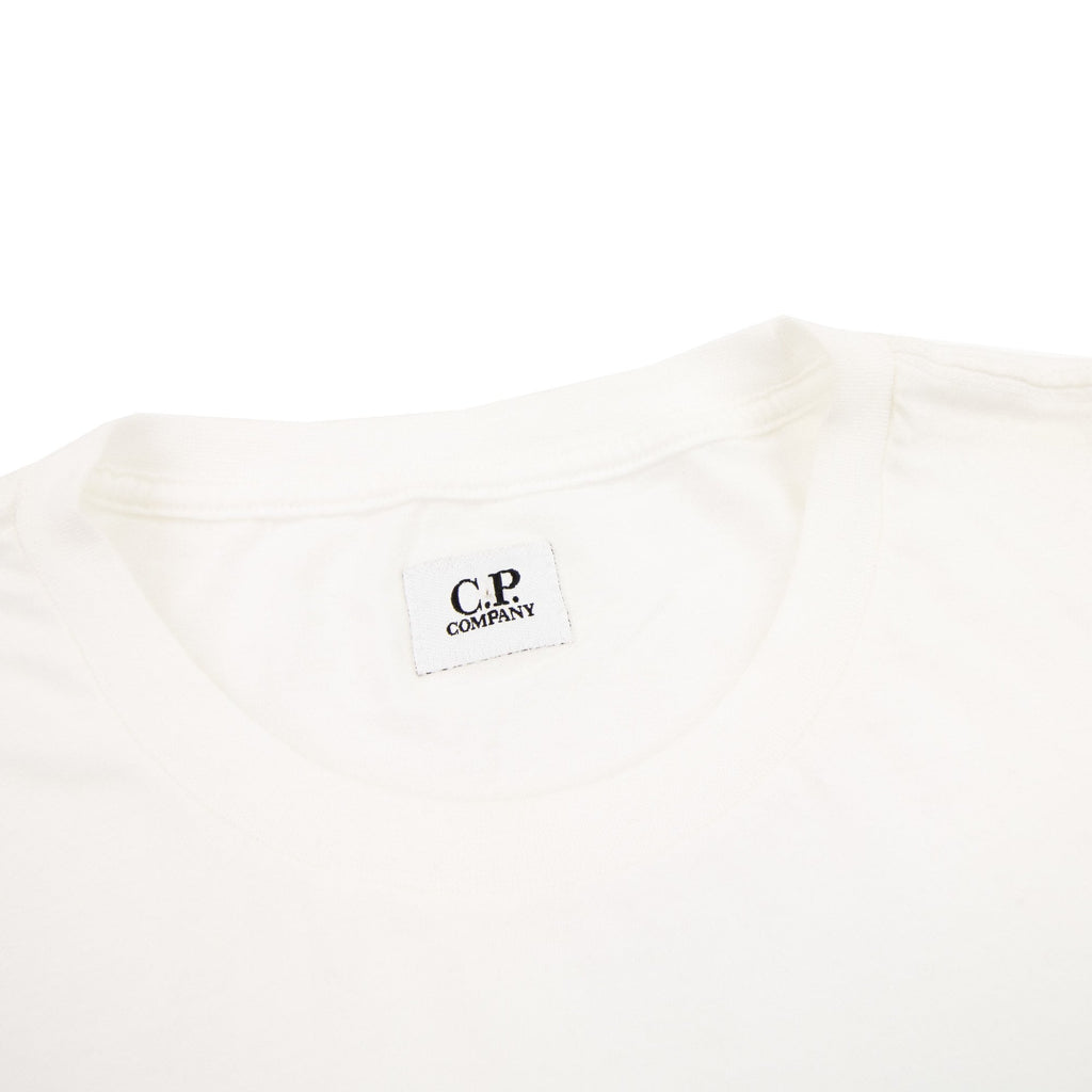 Cp Company Iron Logo Printed T Shirt White