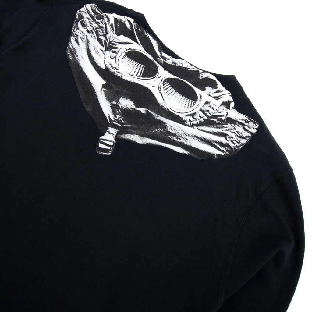 Cp Company Felipa Girocollo Back Google Sweater Black 999