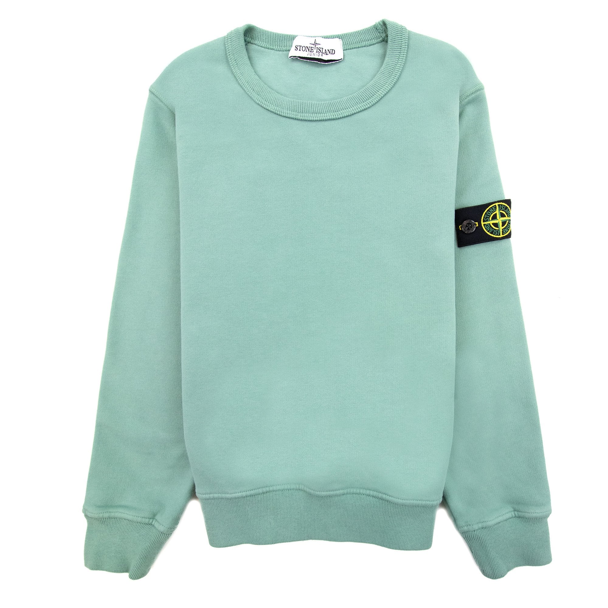Stone Island Junior 61340 Sweatshirt Sage Green V0055