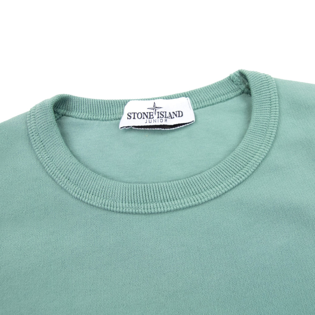 Stone Island Junior 61340 Sweatshirt Sage Green V0055