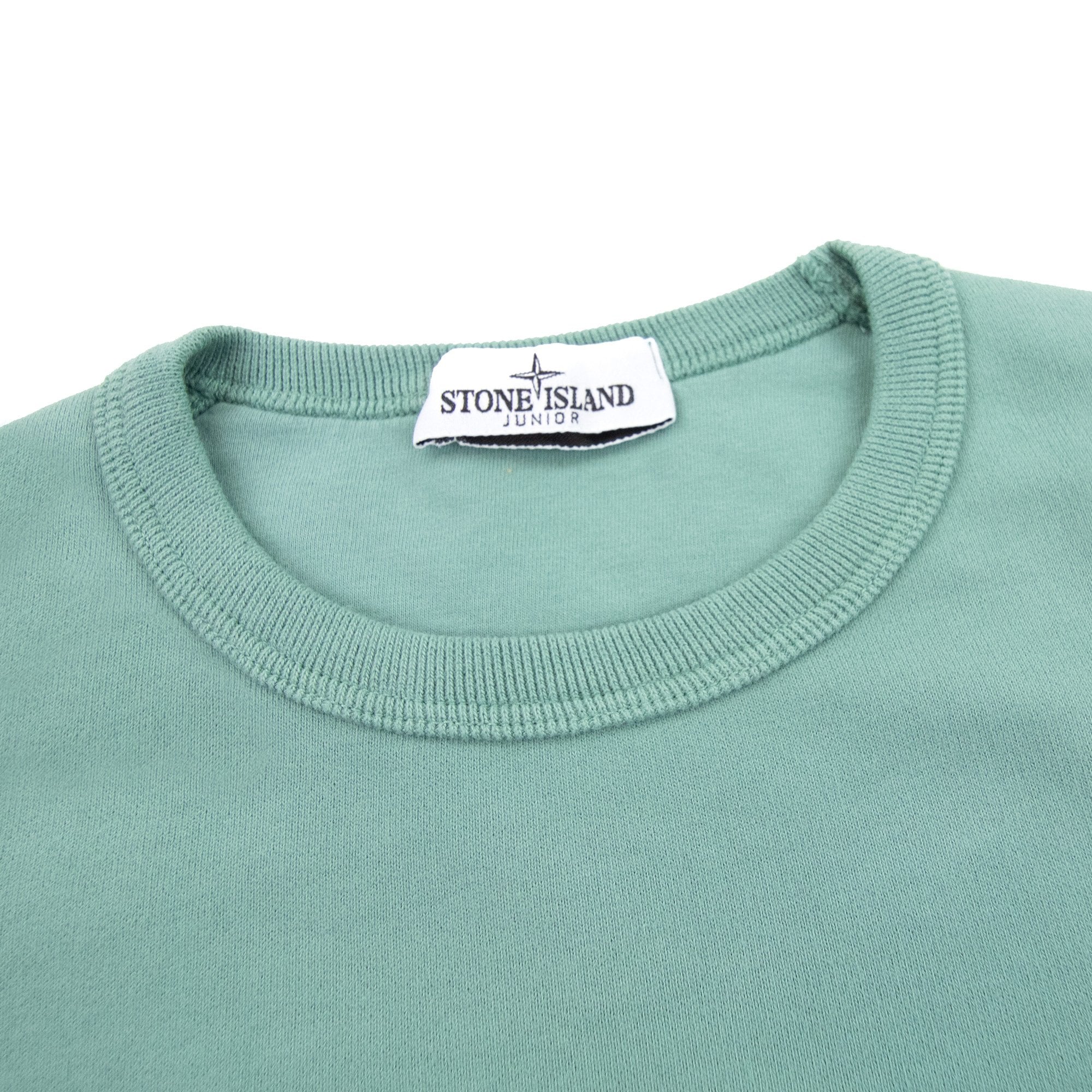 Stone Island Junior 61340 Sweatshirt Sage Green V0055
