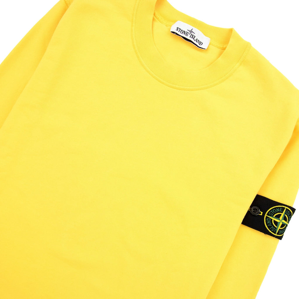 Stone Island 63051 Crewneck Sweatshirt Yellow V0030