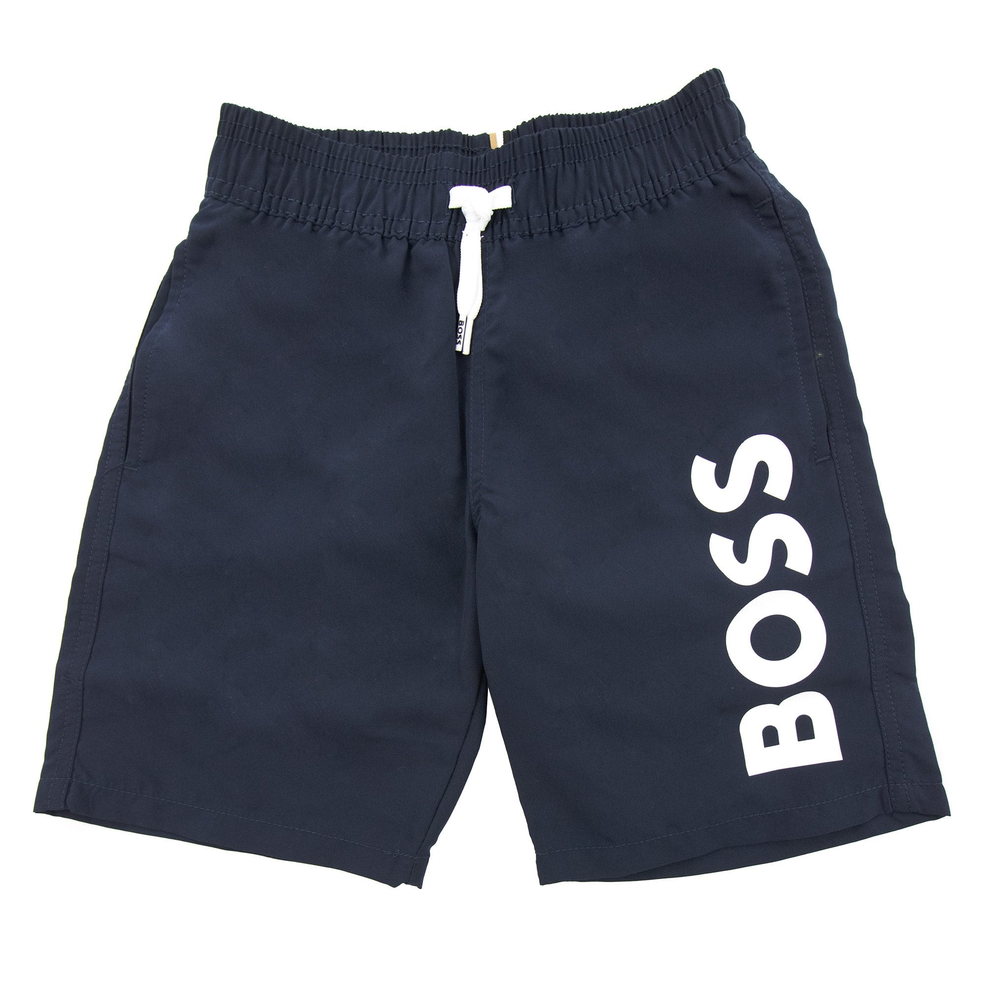 Hugo Boss Kids Infant Logo Swim Shorts Navy 849