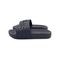 Hugo Boss Kids Embossed Logo Sliders Navy 849