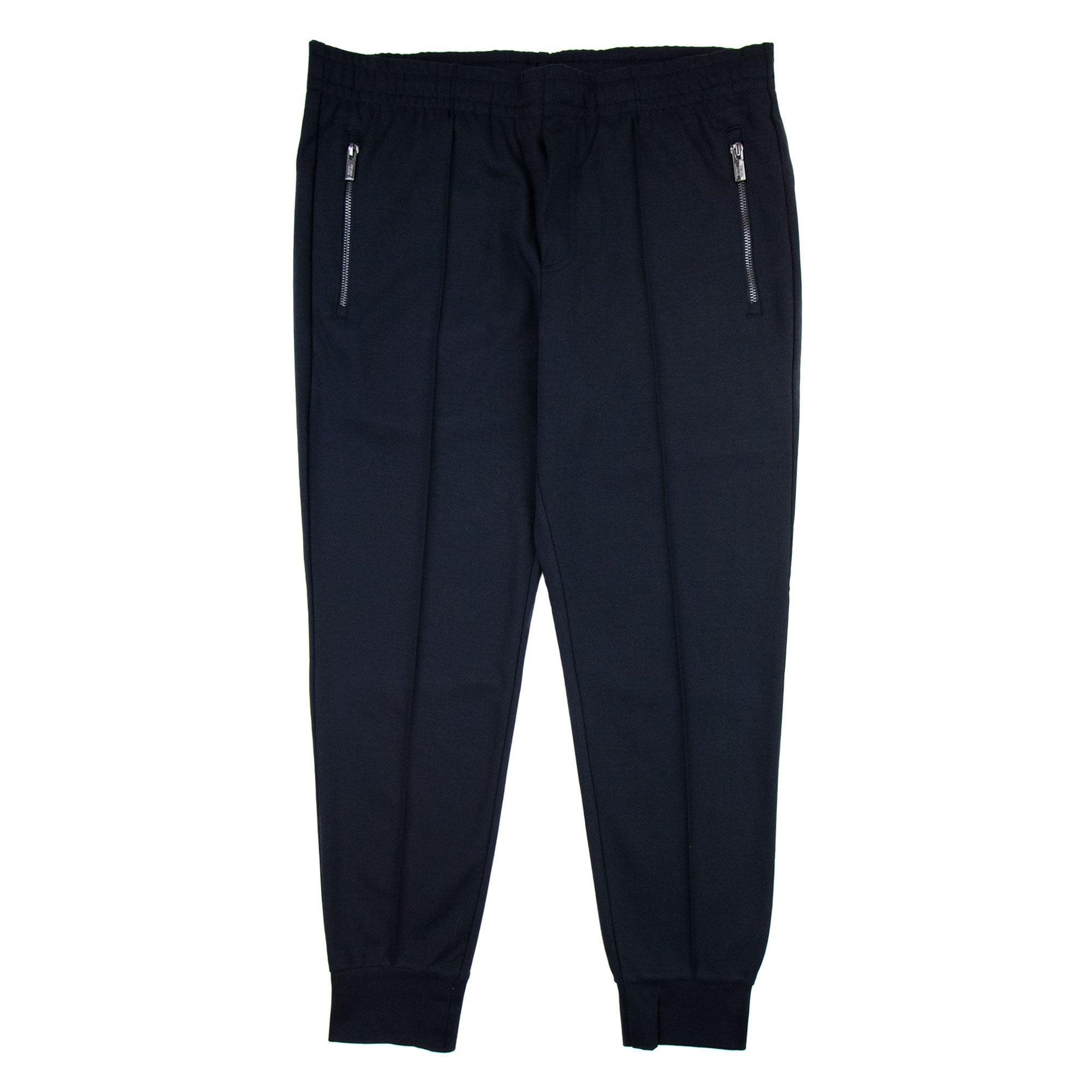 Emporio Armani Ponte Di Roma Fabric Joggers Blue Navy