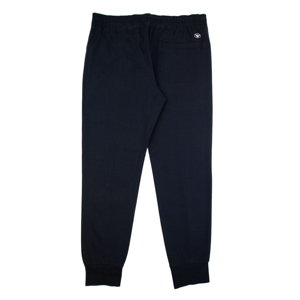 Emporio Armani Ponte Di Roma Fabric Joggers Blue Navy