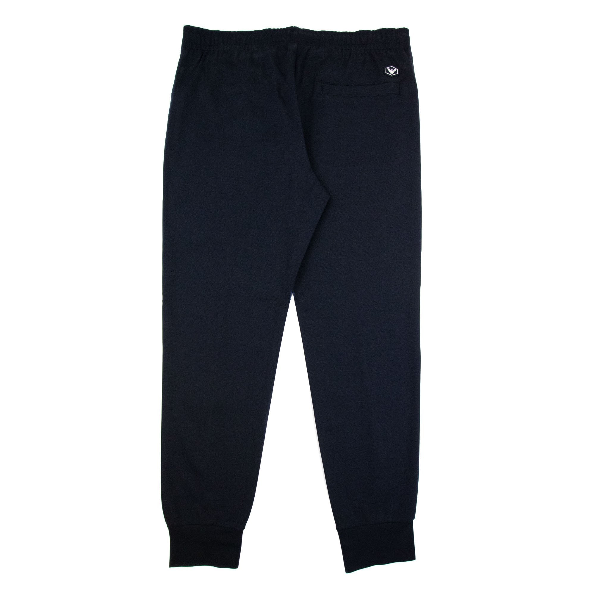Emporio Armani Ponte Di Roma Fabric Joggers Blue Navy
