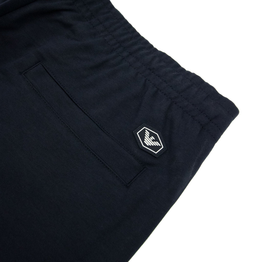Emporio Armani Ponte Di Roma Fabric Joggers Blue Navy