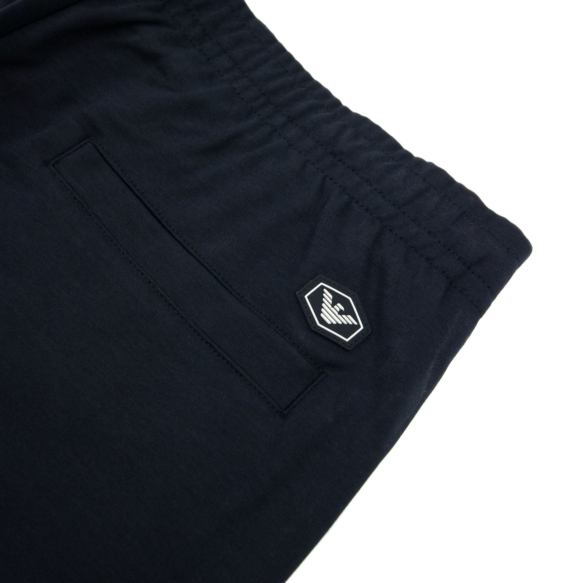 Emporio Armani Ponte Di Roma Fabric Joggers Blue Navy