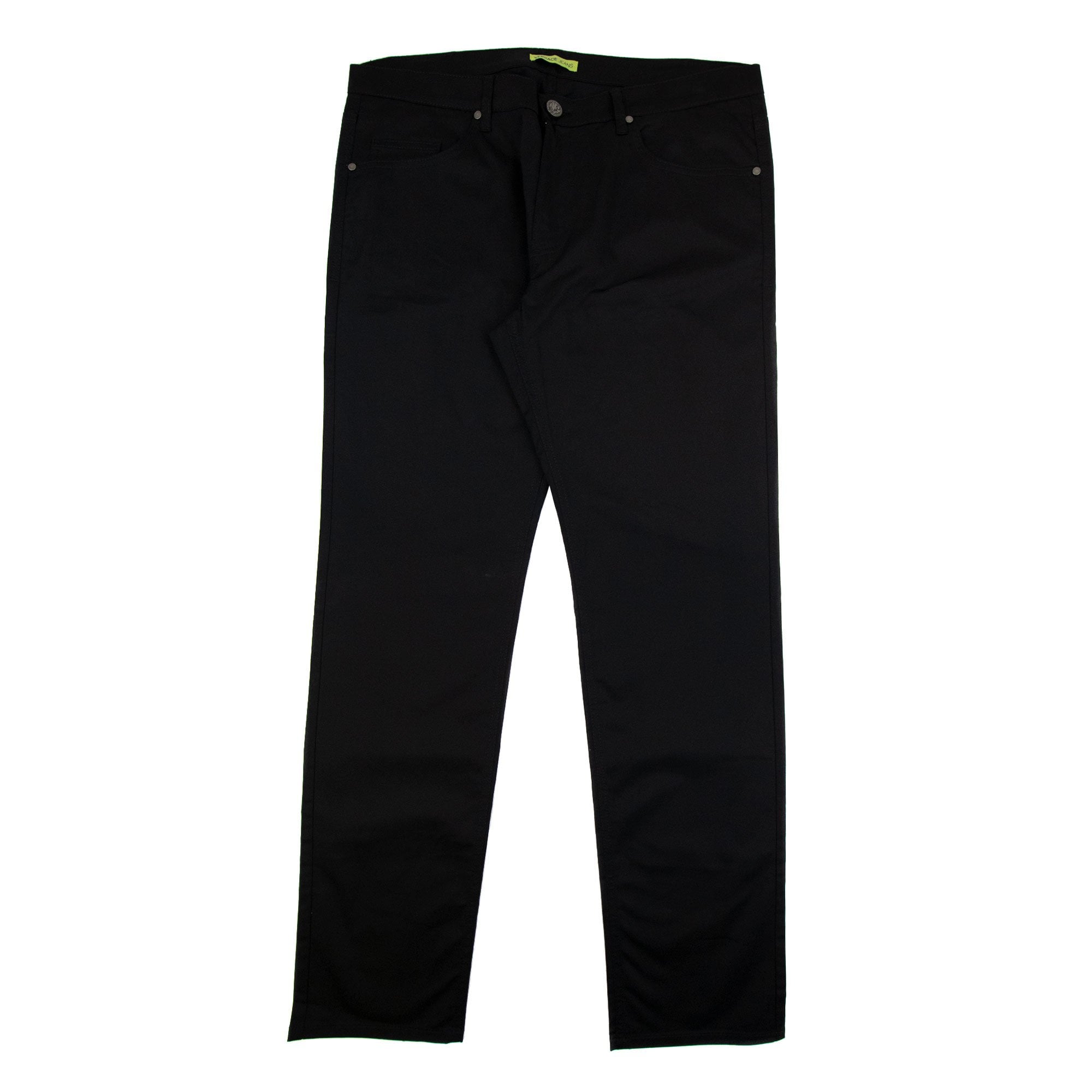 Versace Jeans Pocket Tiger Gabardine Reg Fit Jean Black