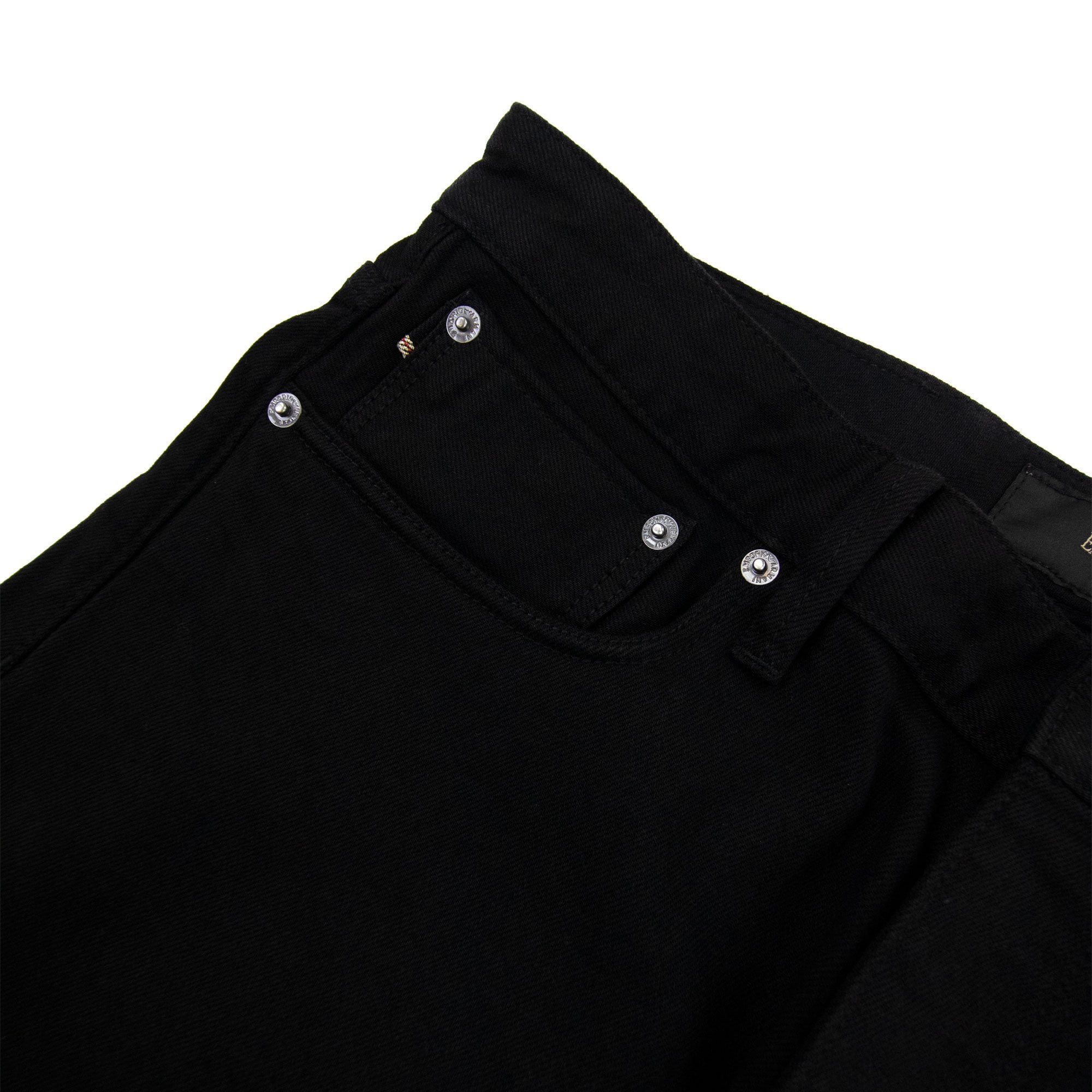 Emporio Armani J75 Slim-fit Selvedge Jeans Denim Nero 0005