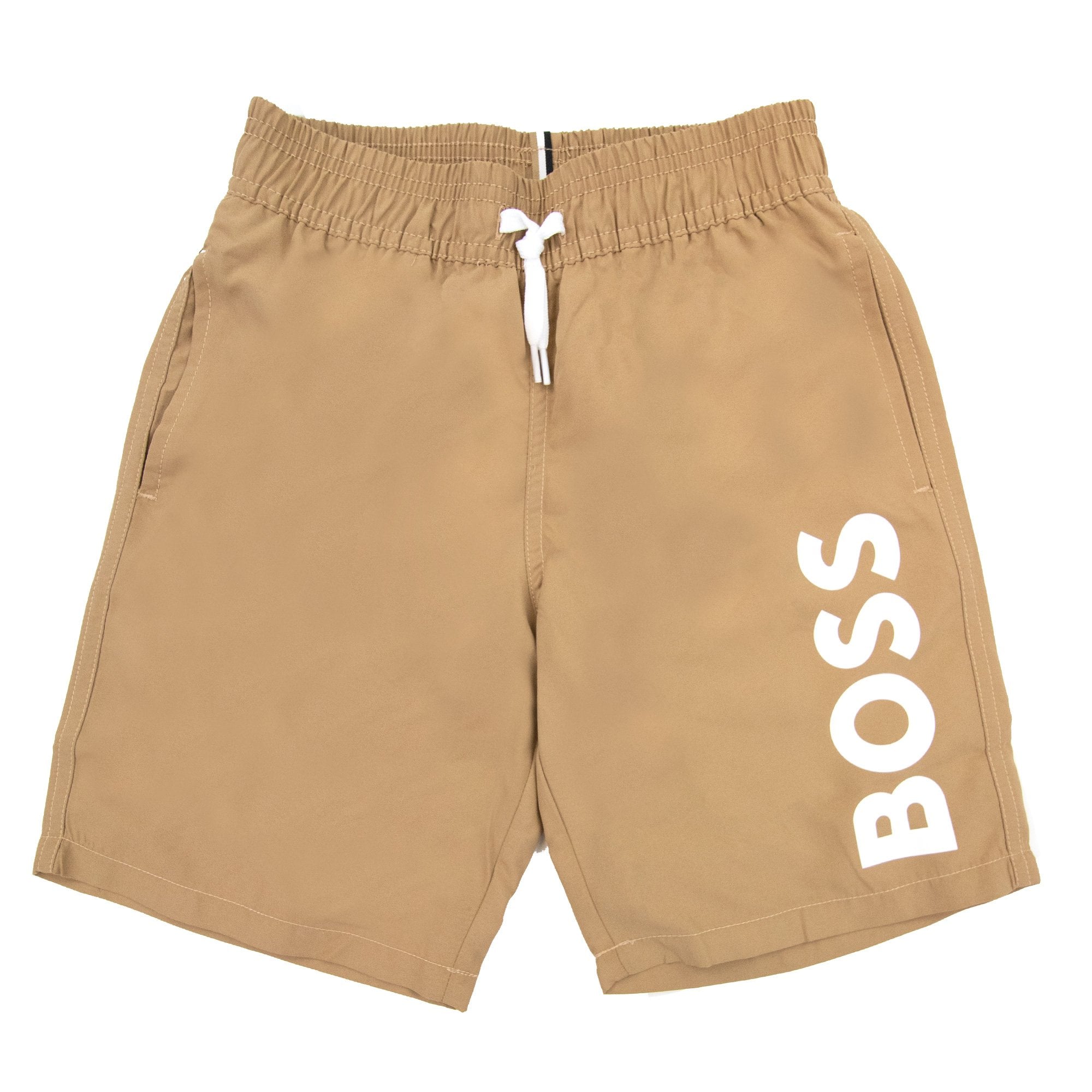 Hugo Boss Kids Infant Logo Swim Shorts Beige 269