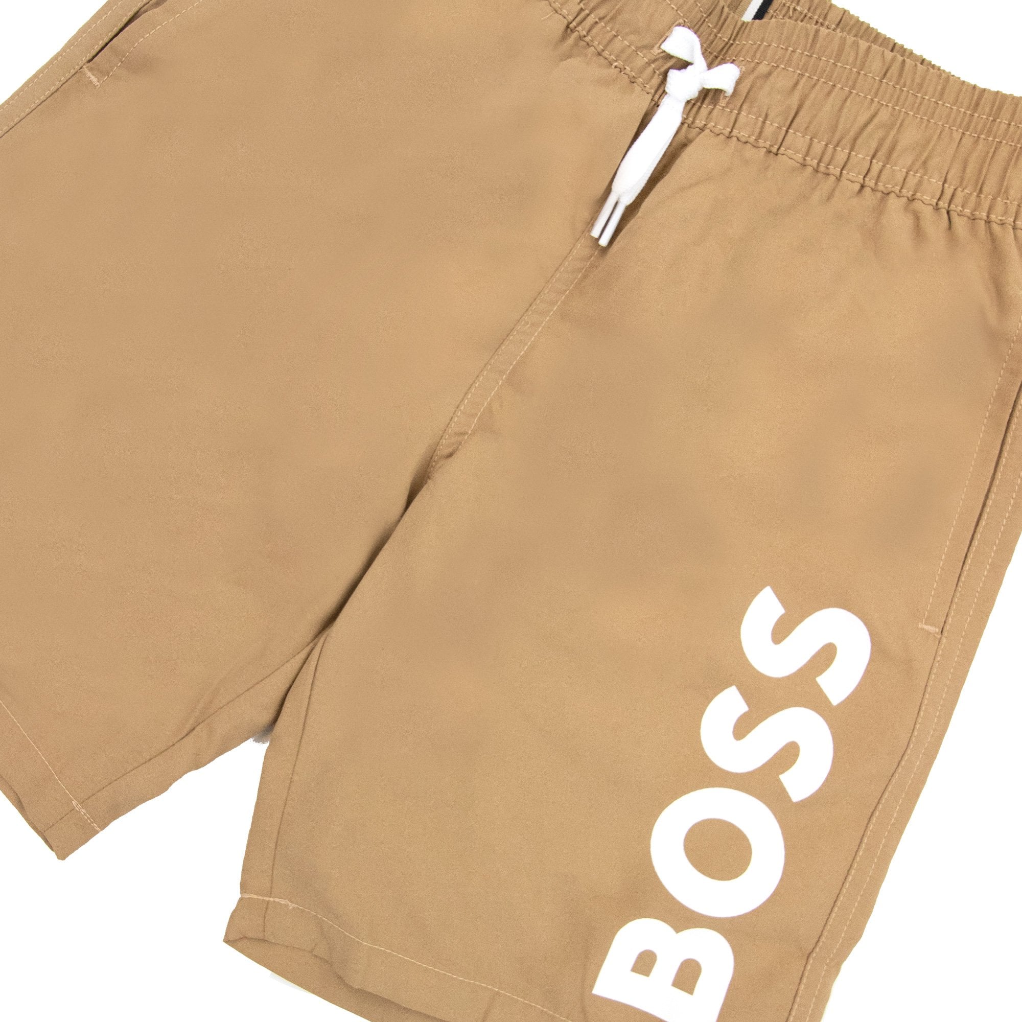Hugo Boss Kids Infant Logo Swim Shorts Beige 269