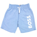 Hugo Boss Kids Infant Logo Swim Shorts Pale Blue 77a