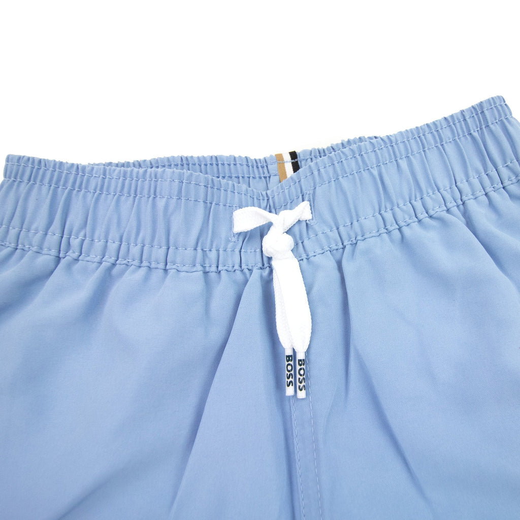Hugo Boss Kids Infant Logo Swim Shorts Pale Blue 77a
